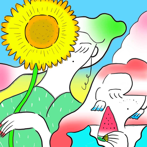 #100 暑中お見舞い申し上げます